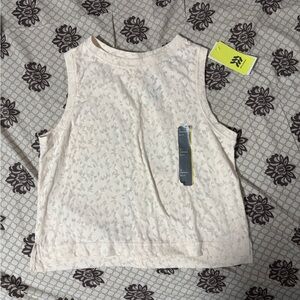 All in Motion Cream Tank Top Relaxed Fit